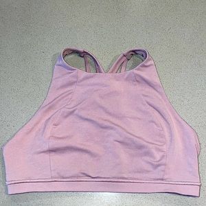 Lululemon Free to Be Serene High Neck Sports Bra Sz 10